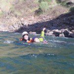 UC Davis beginners guide training in river rescue