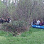learning river rescue skills before practicing in the wter